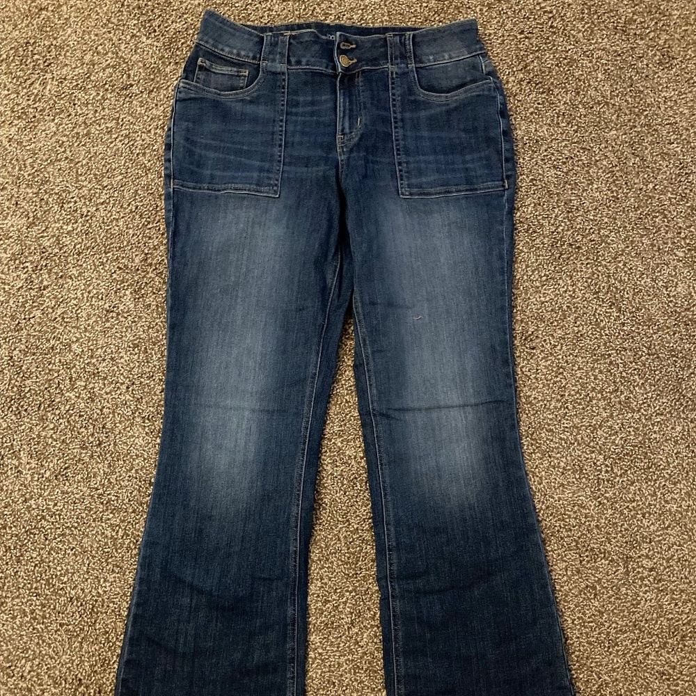 Maurices High Rise Boot Cut Jeans Size 14 Long